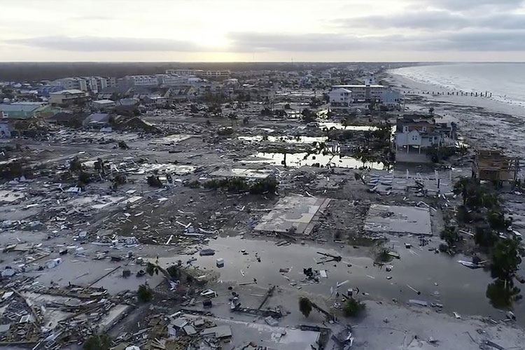 Once personas muertas por el huracán Michael
