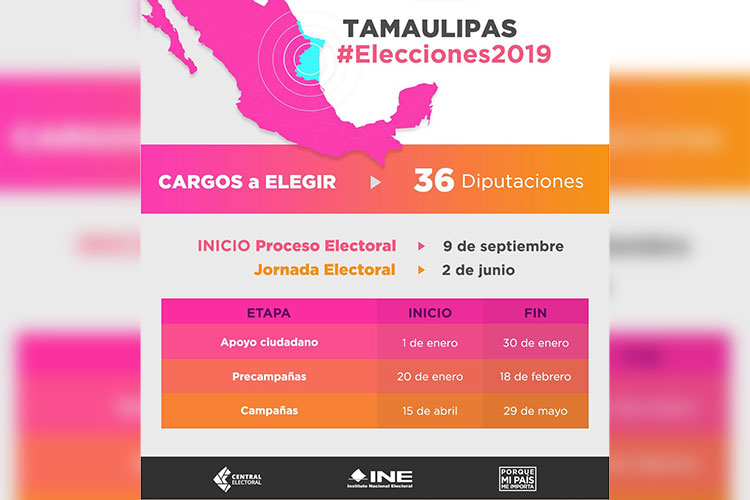 Alista IETAM agenda a Independientes en Tamaulipas