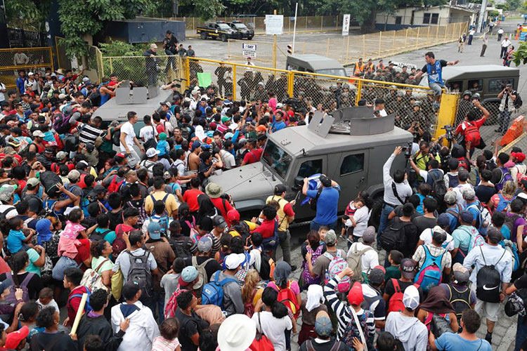 Hay un ingreso violento de migrantes: SEGOB