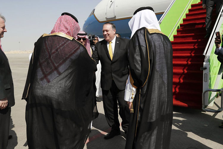 Pompeo visita Arabia Saudí por la desaparición de Khashoggi