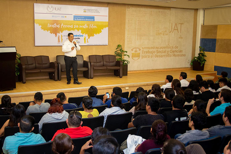 Con jornadas académicas celebra UAT día mundial de la alimentación