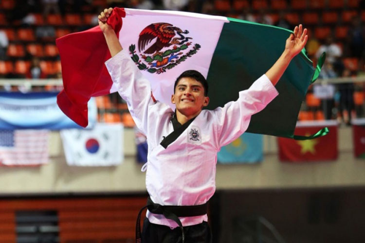 México arrasa con medallas en Mundial de Taekwondo