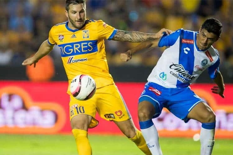 Tigres amarra liguilla y golea al Puebla 6-1
