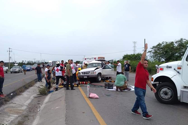 Tragedia en el sur deja una mujer muerta y ocho heridos