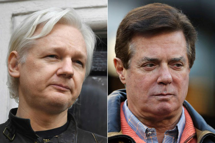 Niega ‘Wikileaks’ reuniones entre Manafort y Assange