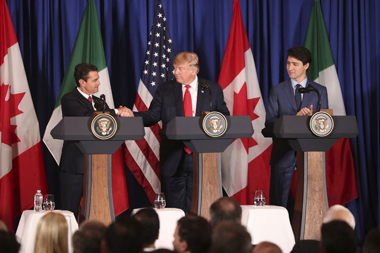 EEUU, Canadá, México firman nuevo pacto comercial