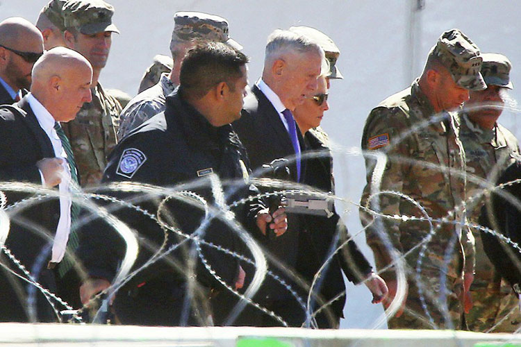 Mattis: hay autoridad extra para usar soldados en frontera