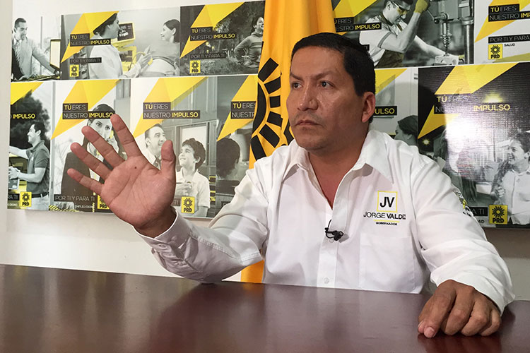 Renuncia Jorge Valdez al PRD