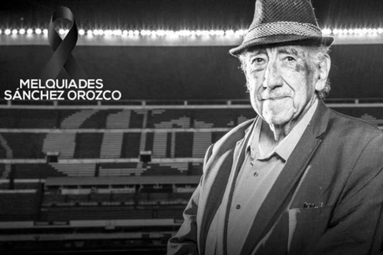 Fallece Melquiades Sánchez, la voz del estadio Azteca