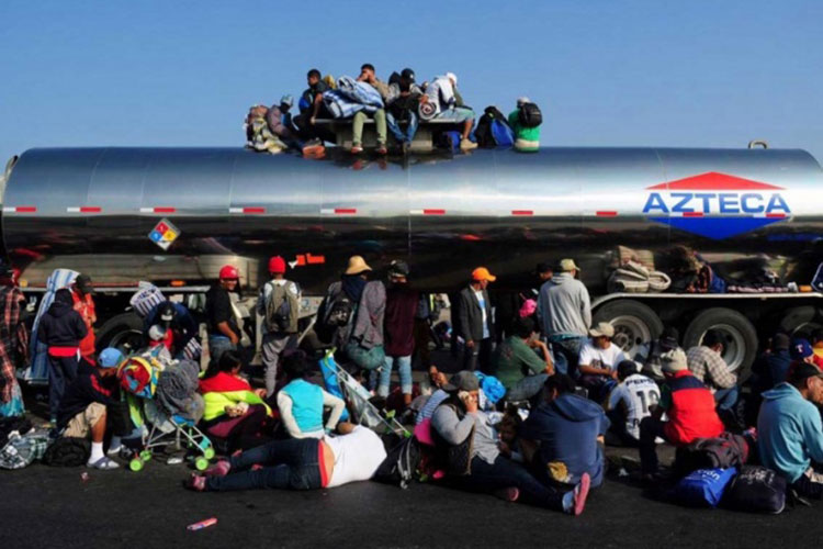Parte Caravana Migrante rumbo a Guadalajara