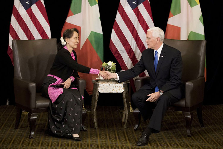 Pence: trato de Myanmar a rohinyas “no tiene excusas”