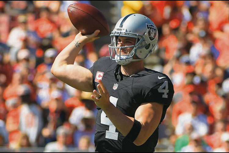 Raiders y 49ers abren acción de la Semana 9