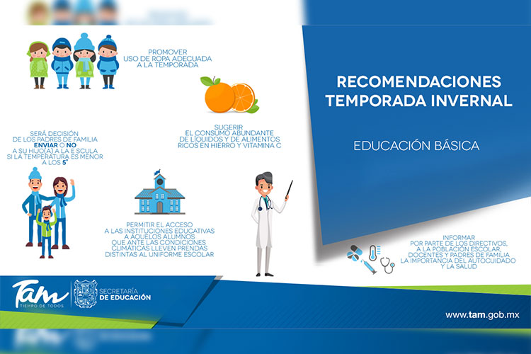 SET emite recomendaciones por bajas temperaturas