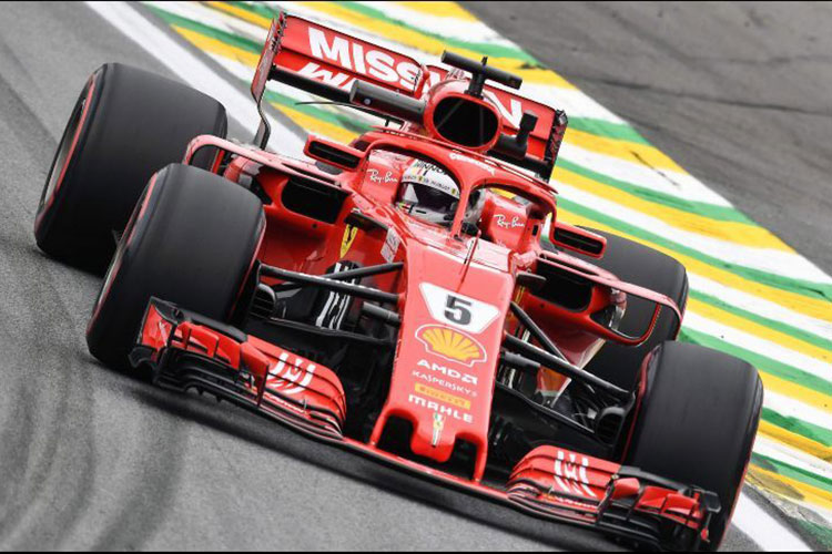 Vettel consigue el mejor tiempo en último ensayo libre en Brasil