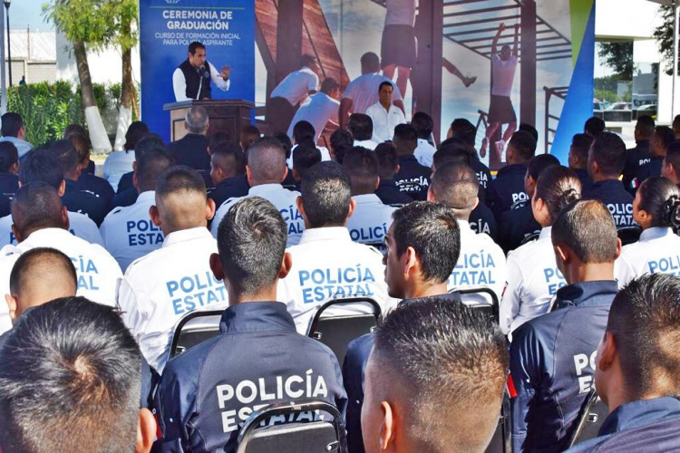 Entran en activo 121 Policías Estatales graduados en USJT