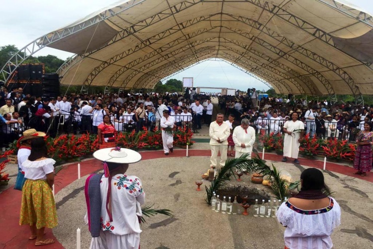 Alistan inicio del ritual para Tren Maya