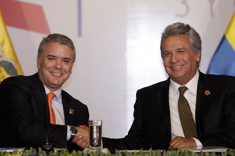 Ecuador y Colombia afianzan cooperación en seguridad