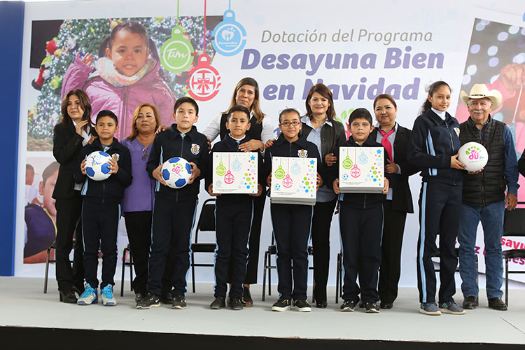Inicia DIF Tamaulipas entrega de Dotación Navideña a beneficiarios de Desayuna Bien