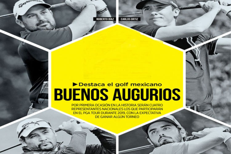 El 2019 los ilusiona; los golfistas sobresalen a nivel internacional