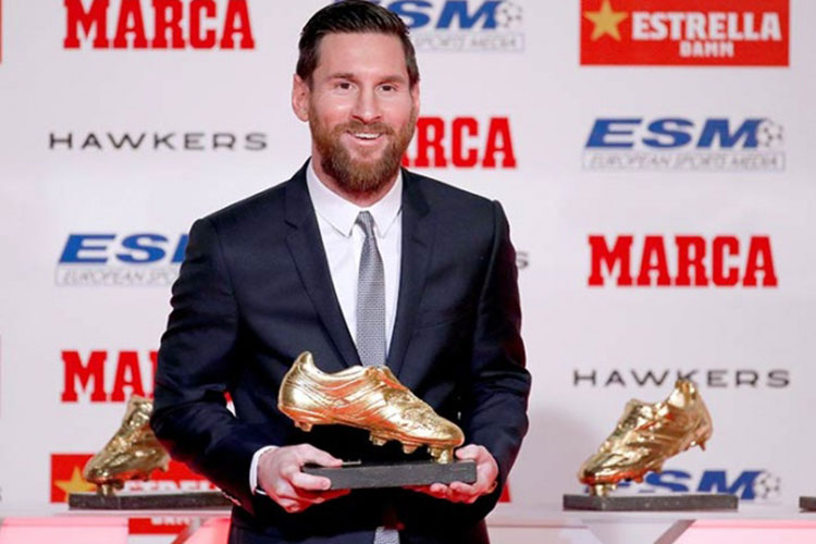 Messi reparte crédito por su Bota de Oro