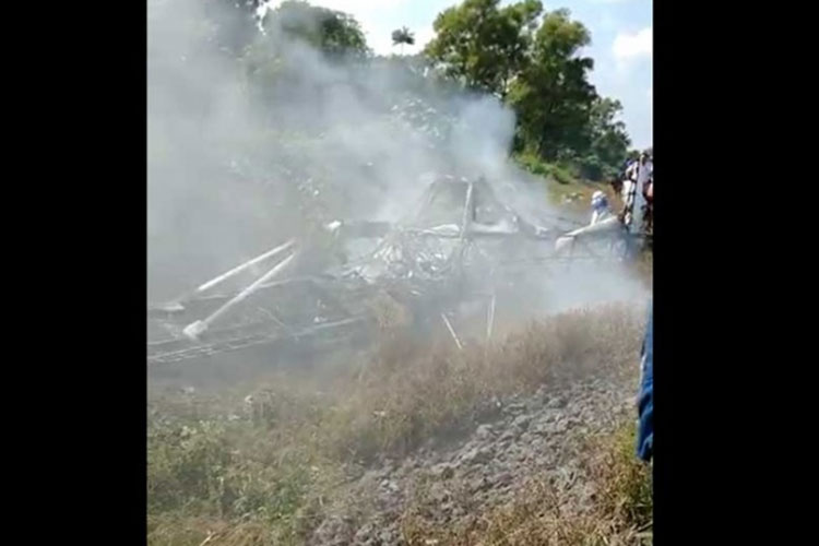 Se desploma avioneta en Chiapas; hay un herido