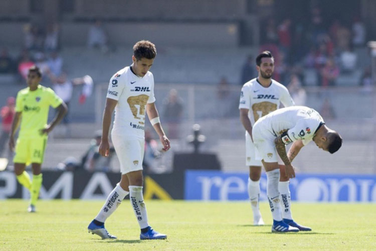 Pumas deja ir tres puntos que tenía en la bolsa