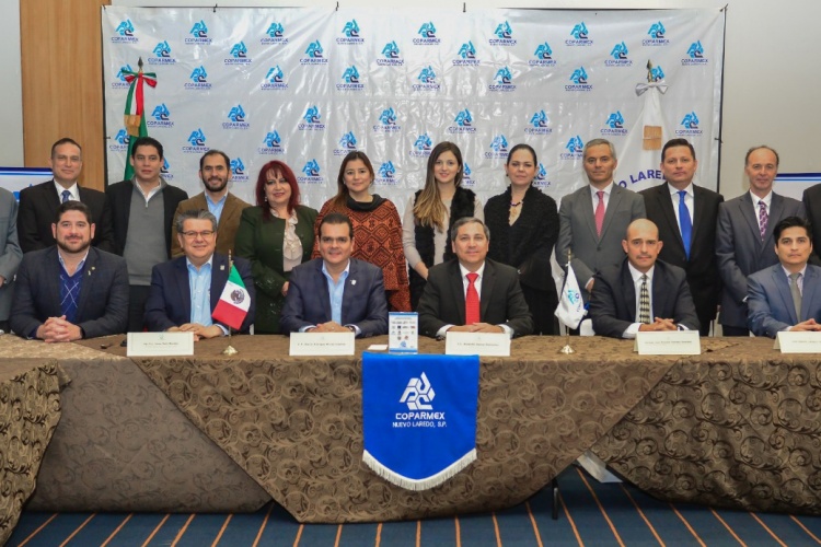 Informa alcalde a COPARMEX proyectos para Nuevo Laredo