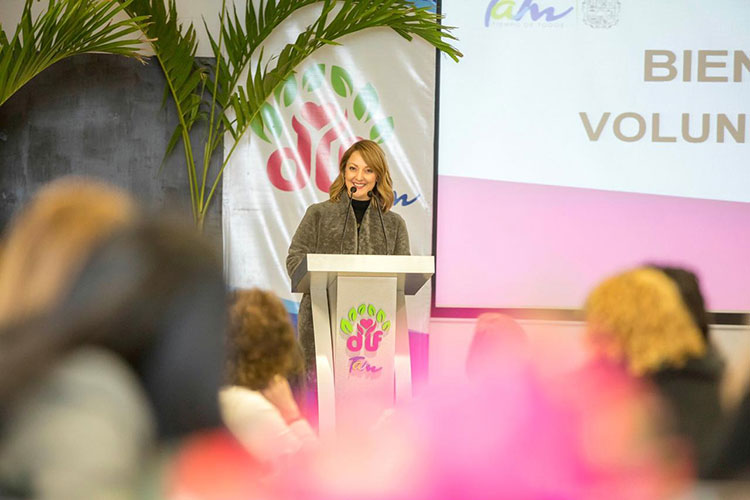 Mariana Gómez agradece labor del voluntariado del DIF Tamaulipas