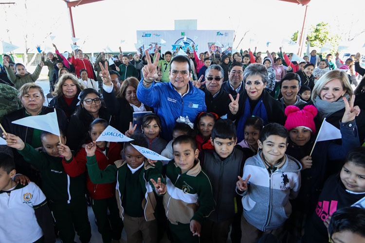 Activa alcalde más obras en beneficio de 4 escuelas