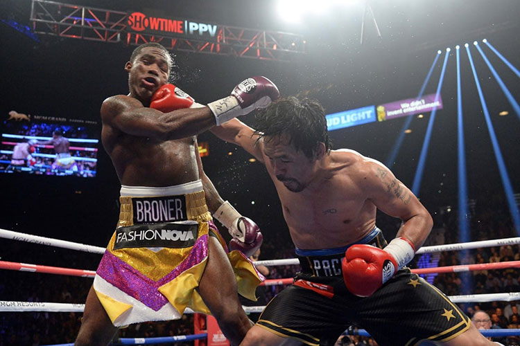 ¡El Pacman está de regreso! Venció a Broner por decisión unánime