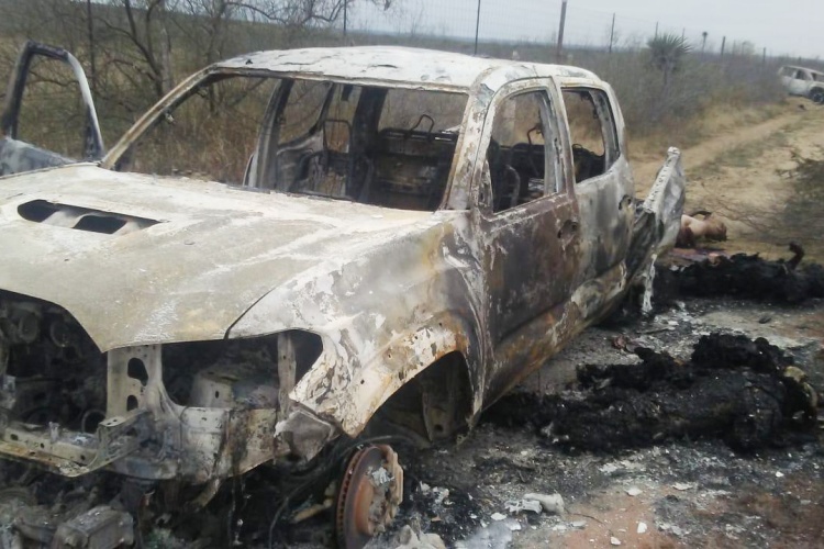 Encuentran 21 cuerpos calcinados en Miguel Alemán, Tamaulipas