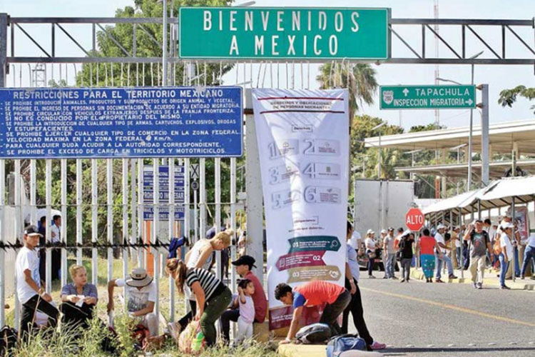 Caravana llega a Chiapas; piden 1,114 visas humanitarias