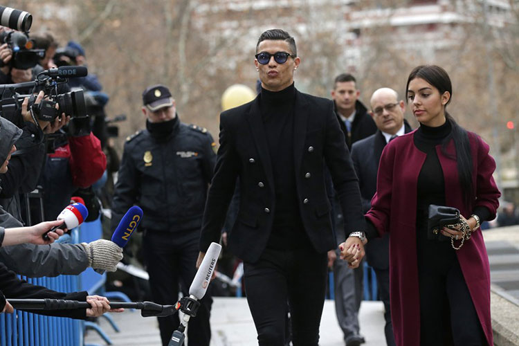 Cristiano se declara culpable de fraude fiscal en España
