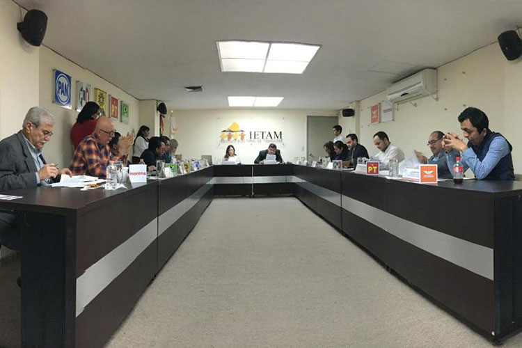 Distribuye IETAM financiamiento público a partidos