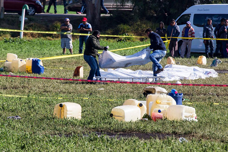 La tragedia en Tlahuelilpan , Hidalgo, tiene 79 muertos