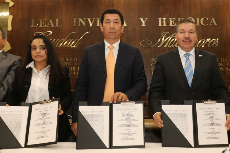 Firma Matamoros convenio para combatir corrupción y dar Transparencia