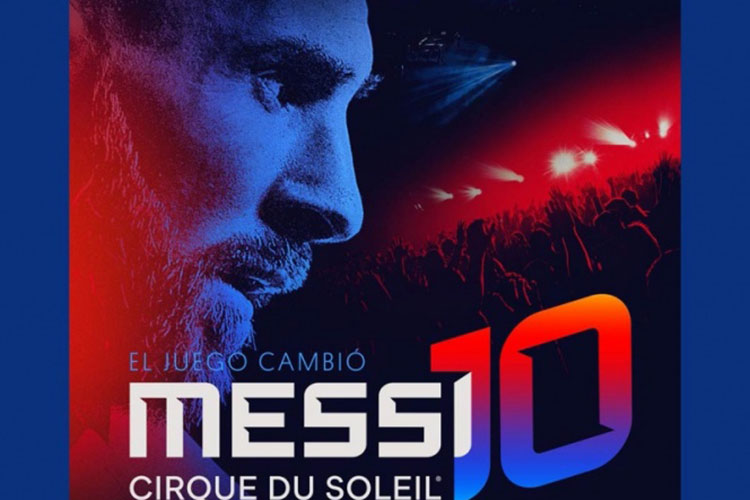 Messi y el Cirque du Soleil unen su magia