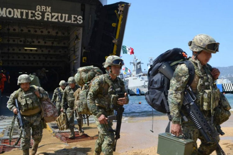 Arriban más de 150 marinos a Acapulco para reforzar seguridad
