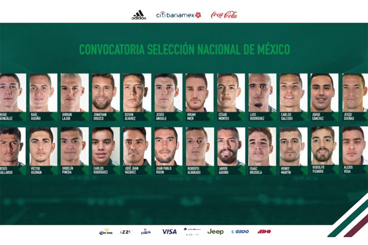 Anuncian primera lista de convocados por Gerardo Martino al Tri