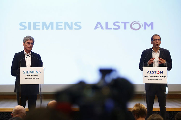 Ministro francés: UE rechaza la fusión de Alstom y Siemens