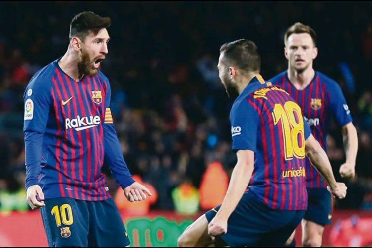 Messi, en duda para el Clásico de mañana