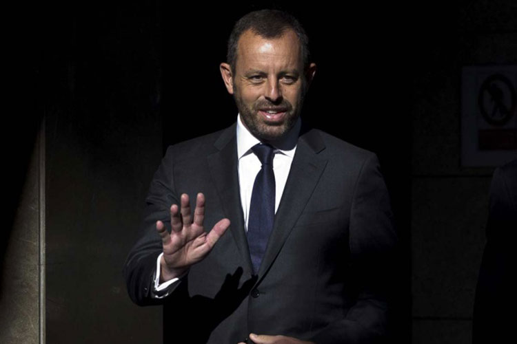 Dejan en libertad a Sandro Rosell, expresidente del Barcelona