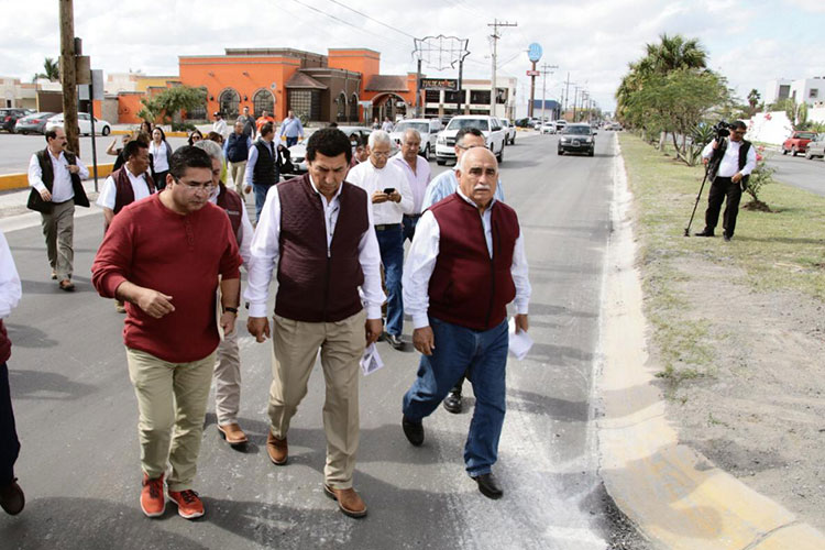 Avanza rehabilitación de vialidades en Matamoros: MLH