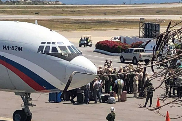Aviones militares rusos aterrizan en Venezuela