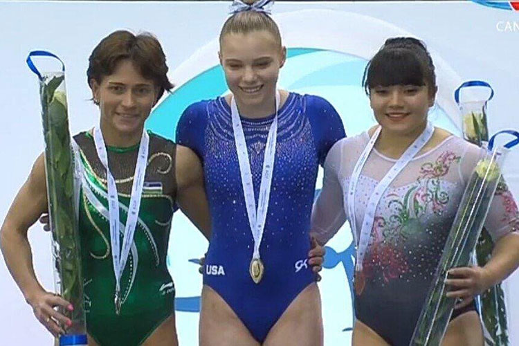 Alexa Moreno gana bronce en Copa del Mundo de Gimnasia