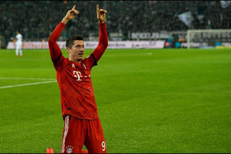 Bayern golea al Wolfsburg y se pone a la cabeza de la Bundesliga