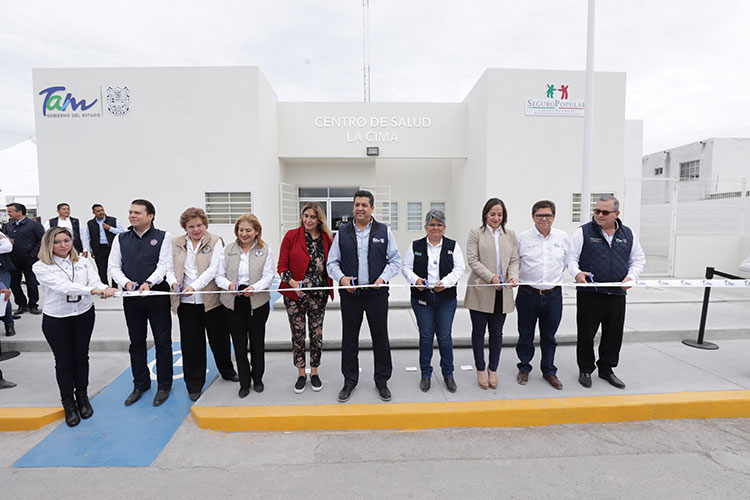 Inaugura Gobernador centro de salud en Reynosa