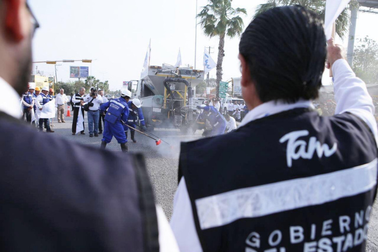 Invierte GobTam 20 mdp en pavimentación de Victoria