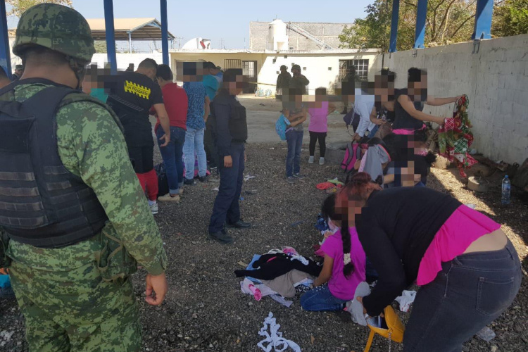 Rescata Policía Estatal a 34 migrantes en Altamira