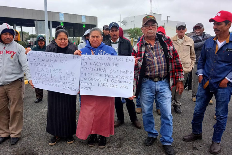 Se manifiestan pescadores del sur de Tamaulipas y norte de Veracruz